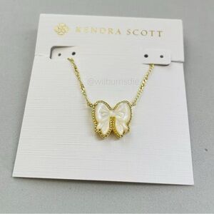 Kendra Scott Haley Bow Gold Pendant Necklace